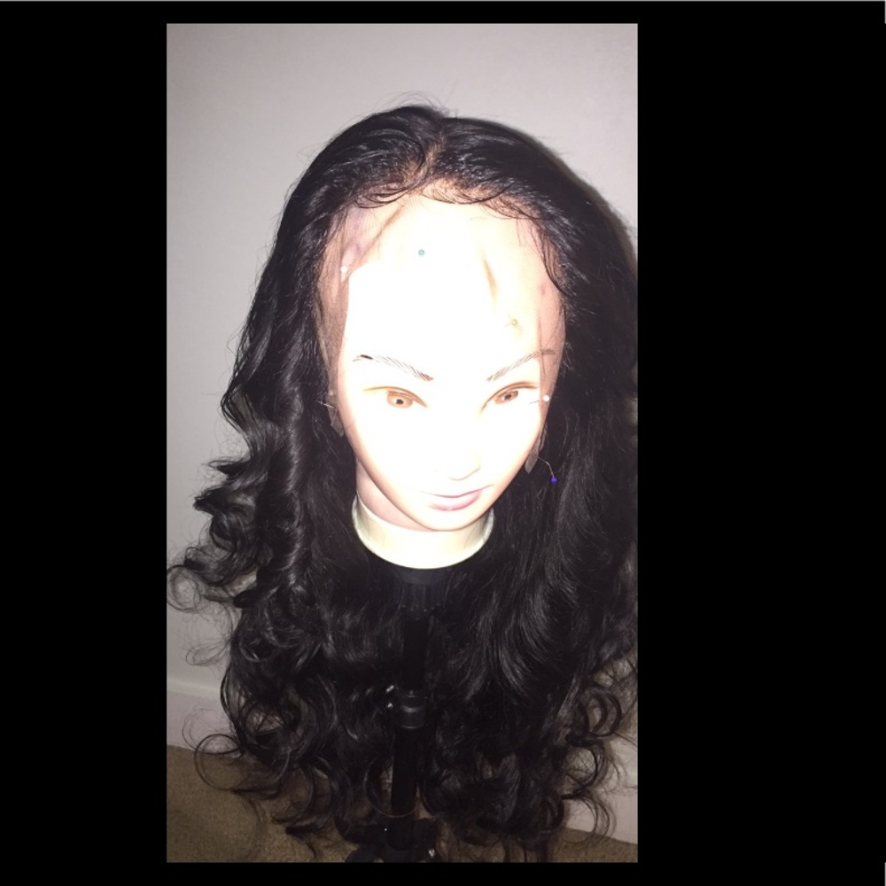 Virgin hair frontal wig